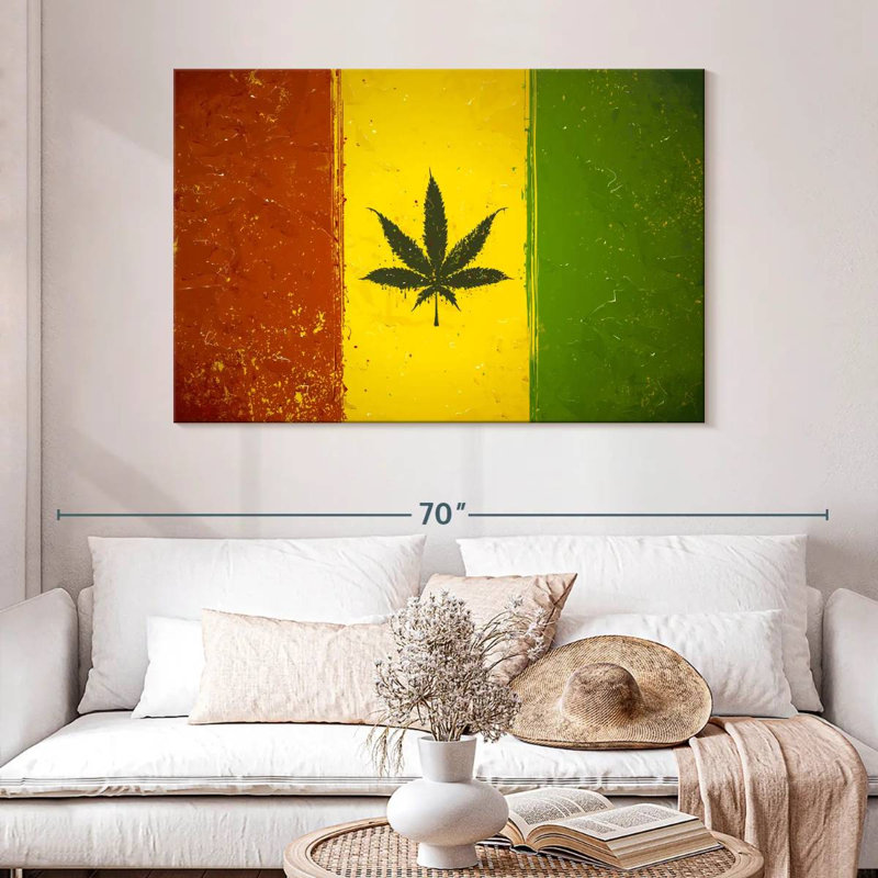 Cannabis Country Flag, 8" H x 12" W