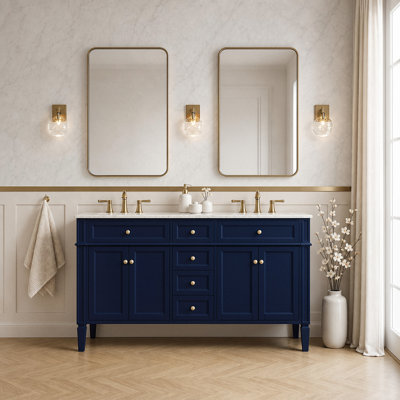 Ensemble de meuble-lavabo double 60 "Rivers