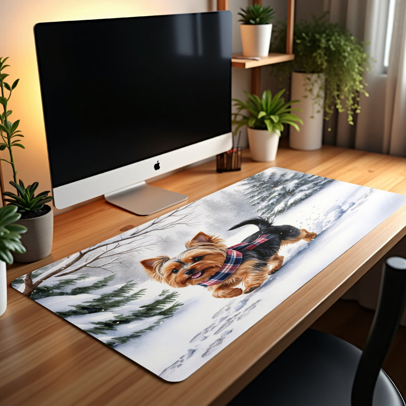 Polyester Desk Pad, 31.5x15.5