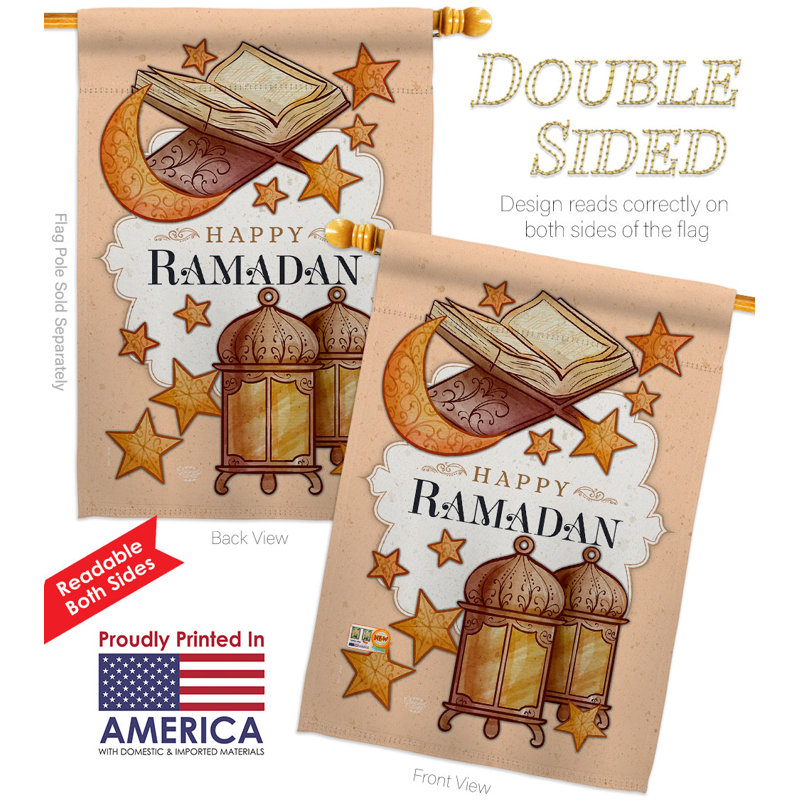 Double Sided Polyester, 40" H x 28" W