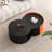 Nesting Coffee Table, Round Nesting Tables And End Tables For Small Space, Modern Side Tables With Extendable Sliding Tabletop For Living Room-1038901905