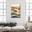 Oliver Gal Layers of Colors Abstract - Hand-Applied Glass Coat Framed Canvas Art-1015582888-1030448336