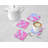 Cork Agate Ceramic Jute Leather Crystal Square Round 4 Piece Coaster Set