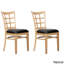 Chaise en bois massif Harner-693049772