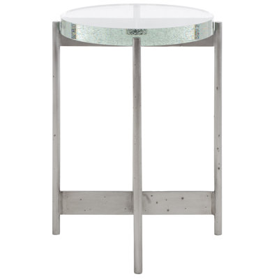 Aurlie Glass Top End Table