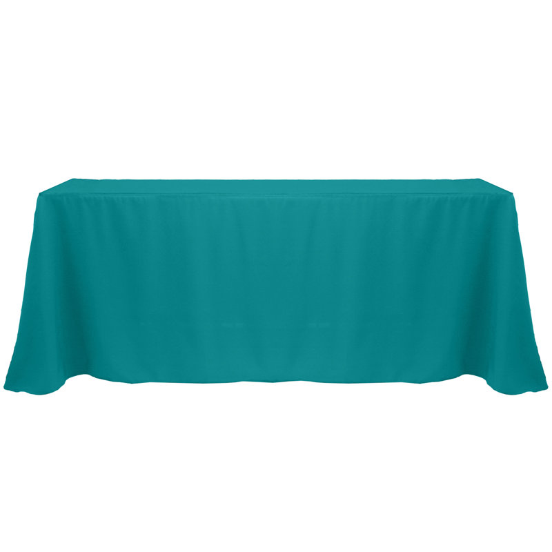 Solid Color Tablecloth, 156" x 90", Jade, 10