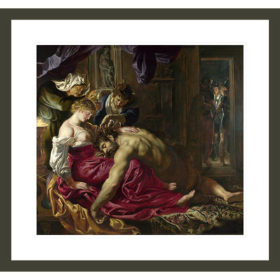 «Samson and Delilah» par Peter Paul Rubens, impression giclée encadrée