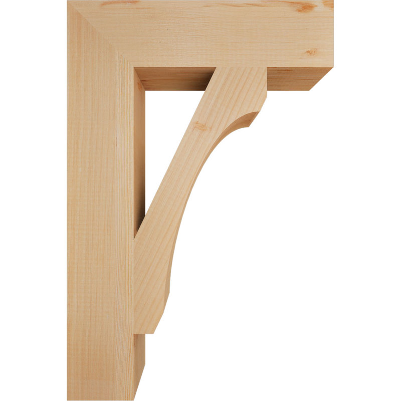 Support en bois rustique Legacy Block, Sapin de Douglas, Lisse, H 24 po x l 3,5 po x P 16 po