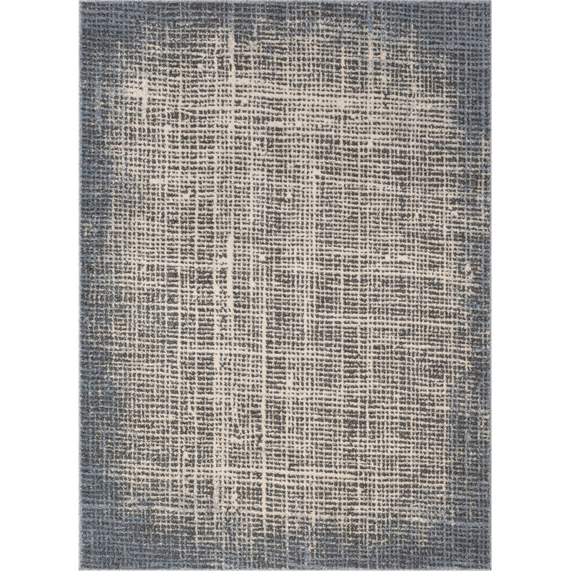 Malaga Abstract Synthetic Area Rug, Rectangle 120 x 160cm