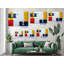 Reproduction d'art sur toile, spectre de couleurs vibrantes, décoration murale moderne pour la maison et le bureau-1418129268
