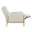 Fauteuil inclinable manuel rembourré (ensemble de 2)-129179751