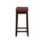Tabouret de comptoir et de bar en bois massif sans dossier avec siège rembourré Bartonville-844602782-866721044