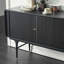 Buffet industriel en bois massif minimaliste