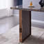 Table de salle à manger rectangulaire en L 70,8 po x l 35,4 po x H 29,8 po
