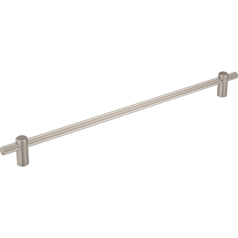 Dempsey Bar Pull, Brushed Satin Nickel, 12" Center To Center
