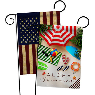 Double Sided 18.5'' H x 13'' W Polyester Garden Flag