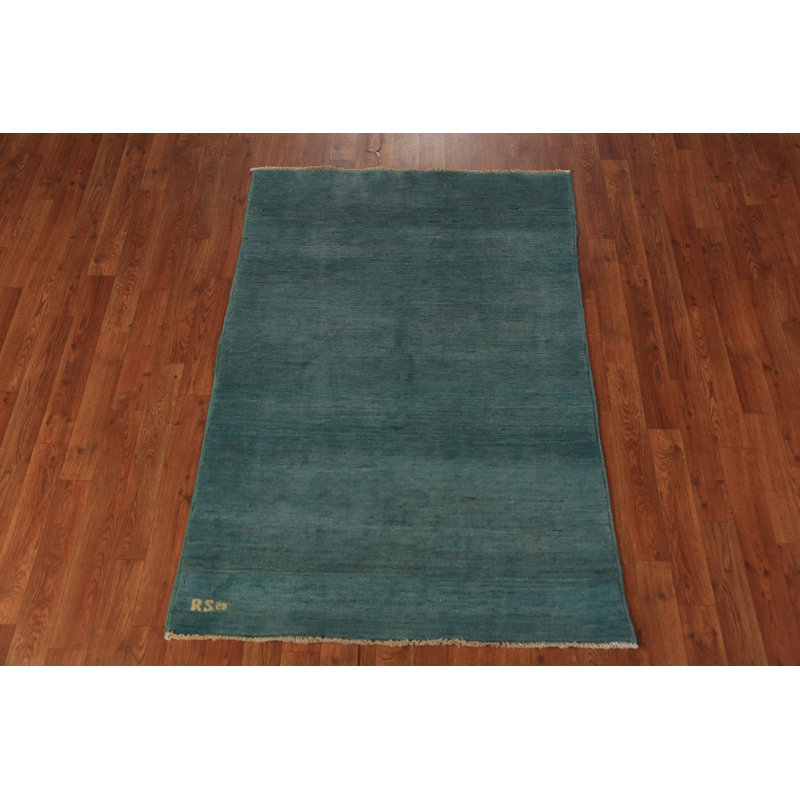 Tapis bleu 3 x 5 Gabbeh