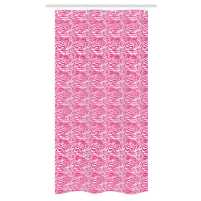 Mediapolis Geometric Shower Curtain with Hooks Included
