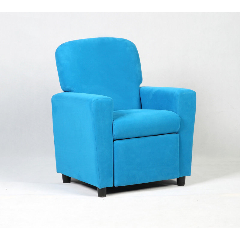 Fauteuil inclinable pour enfant avec accoudoirs, Bleu