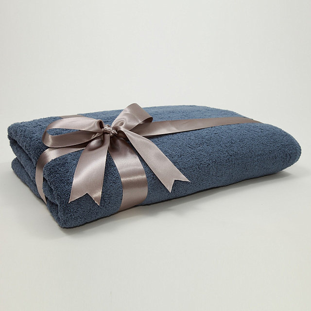 Luxury Hotel & Spa Super Plush Bath Sheet, Midnight Blue
