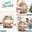 2 Tier Coffee Bar Organizer Countertop Station Shelf For Home Office, Multi-Functional Coffee Mug Cup Holder Stand, Accessory Storage Rack With 12 Hooks, Space-Saving Coffee Nook Enhancer