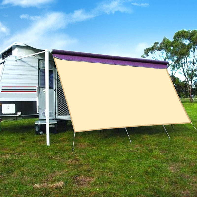 Auvent pour véhicule récréatif, H 96 po x l 120 po x P 0,25 po, Beige