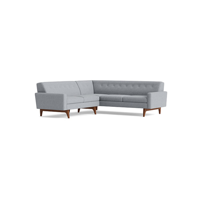 Tyler Sectional, Right Hand Facing, Performance Weave - Zinc