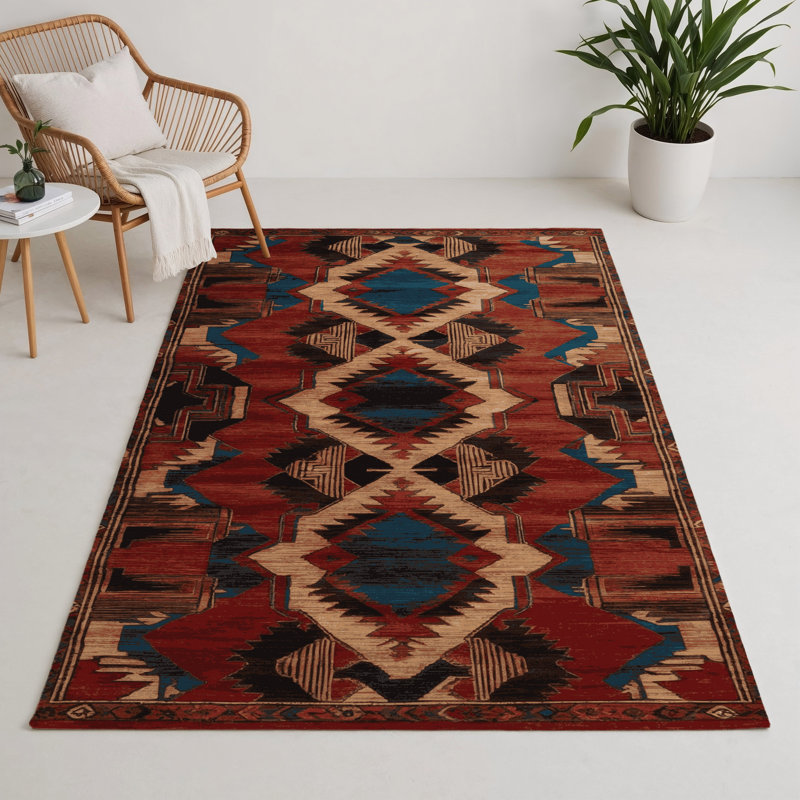 Tapis intérieur et extérieur ArtDeco, Rectangle 9 pi x 12 pi