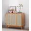 Armoire à chaussures en rotin minimaliste, moderne et minimaliste