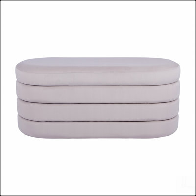 Banc en velours avec rangement, conception simple, confortable et durable, banc multifonctionnel