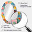 Miroir mural ovale sur métal-1070354704