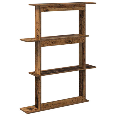  Wall Shelf with Shelf with Storage Engineered Wood Mounted Shelves Rack