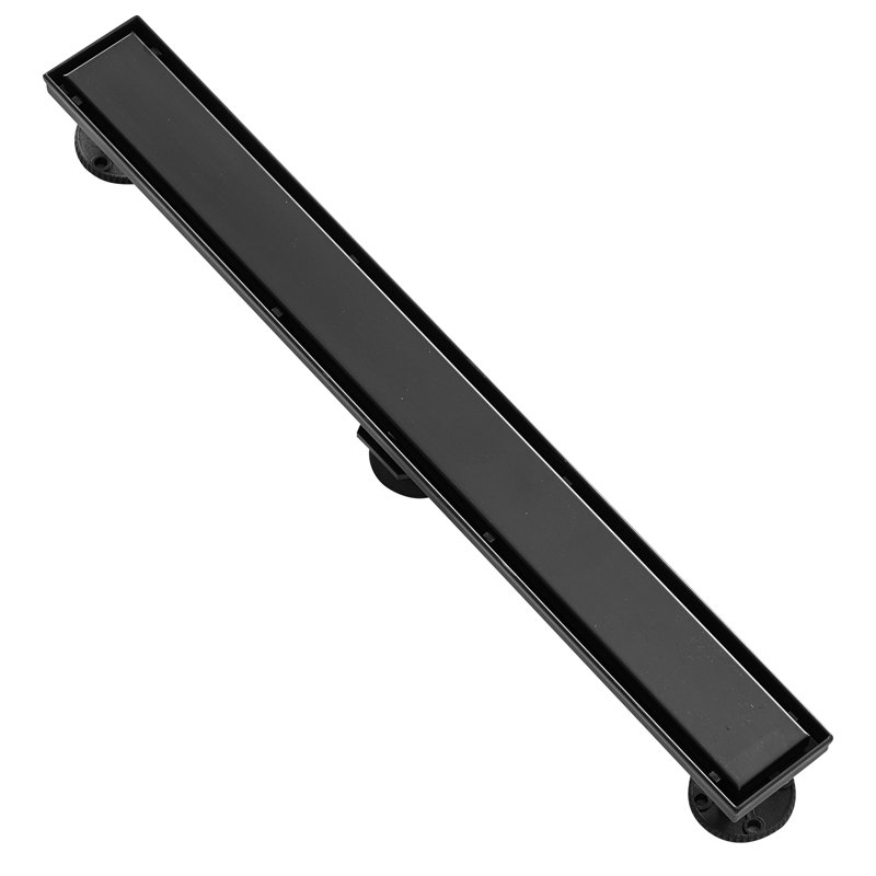 23.98'' W, Stainless Steel Black