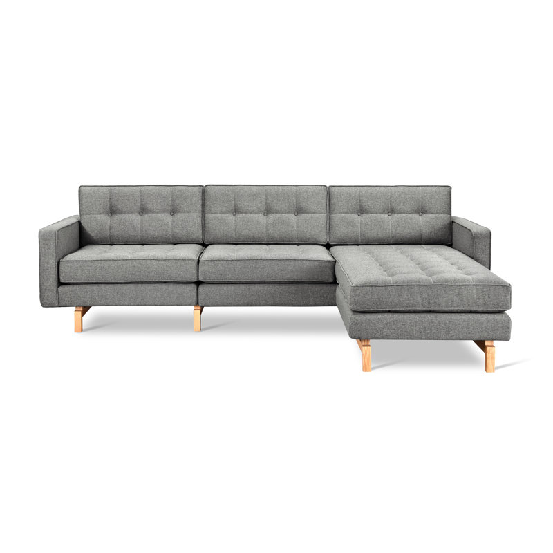 Jane 2 Bi-Sectional, Parliament Stone Performance Twill, Ash Natural