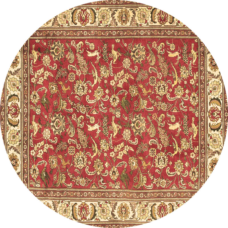 Lutalo Performance Oriental Indoor Rug, Round 4'