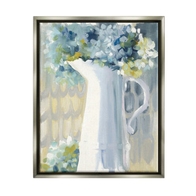 Bb-224-Floater " Abstract Hydrangeas In Jug "