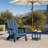 Folding Adirondack Chair Weather-Resistant HDPE Outdoor Fire Pit Chair With 2 Cup Holder-80196694