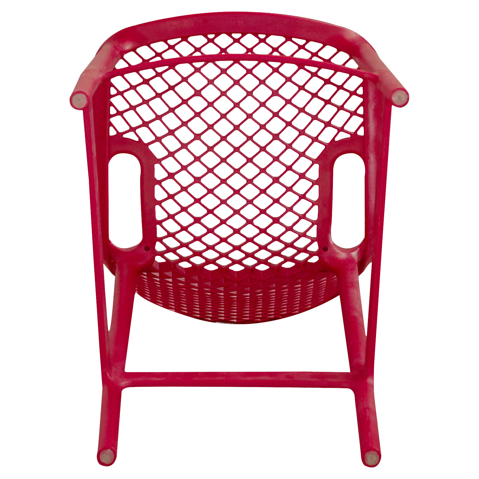 Farrah Patio Bar Stool, Red, 25.6"