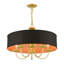 Lustre suspendu 5 lumières or doux-2143442459