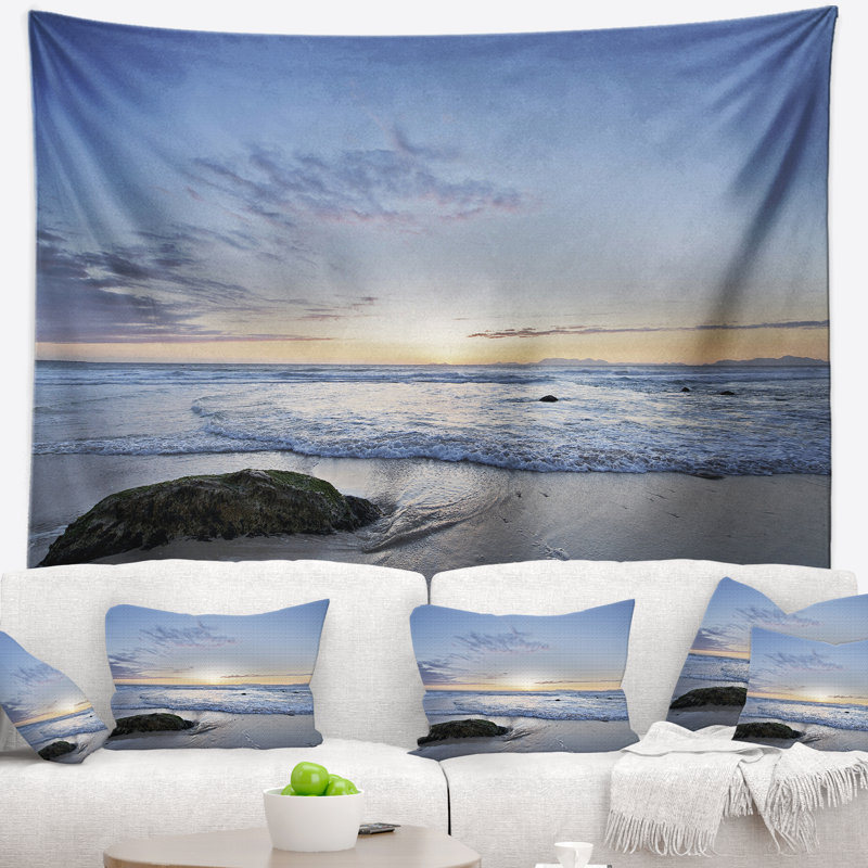 Magnifique tapisserie de mer rocky, H 50 po x l 60 po