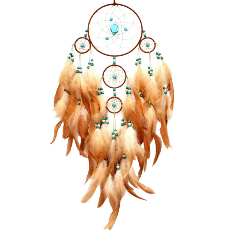 Big Brown Dream Catcher Wall Decor
