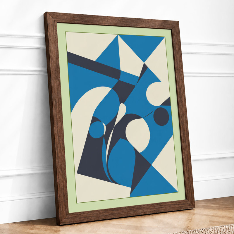 Motion Geometric - Print, Walnut, A4 - 29.7 x 21.0 cm