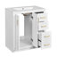 Meuble-lavabo autoportant de 30 po avec lavabo en céramique