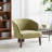 Carreras Upholstered Accent Chair With Curved Back & Wooden Legs-238214988-267009198