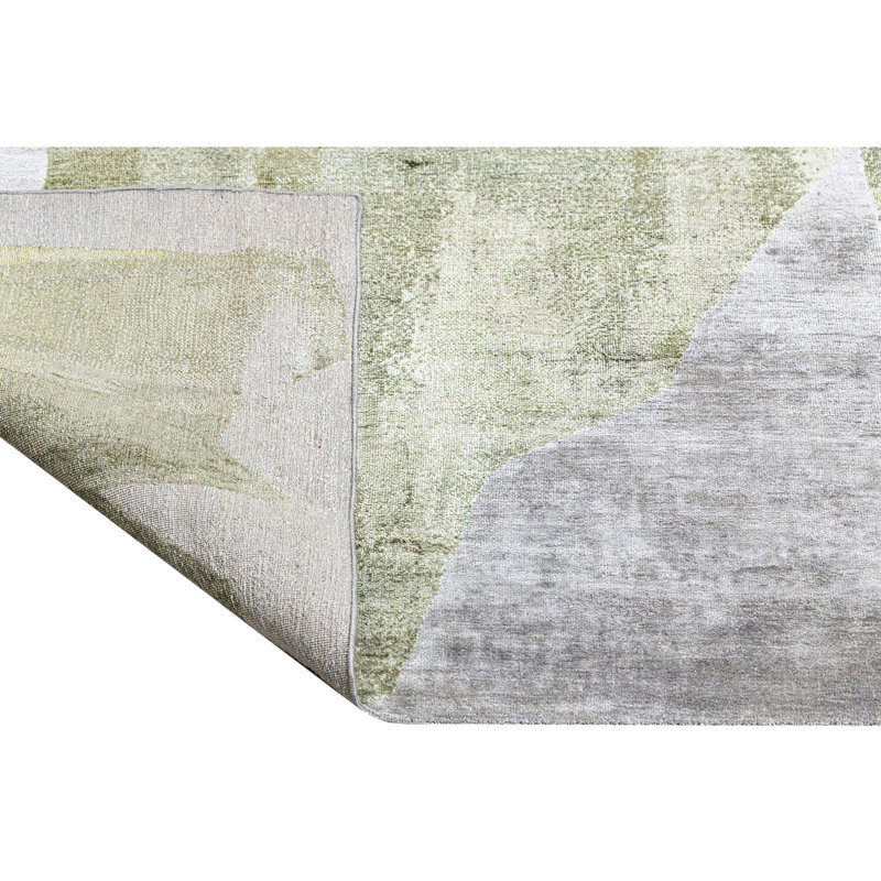 Hand Knotted Area Rug in Multi, Rectangle 5' x 8'