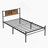 Metal Bed Frame With Headboard