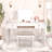 Mirrored Vanities Desk With Drawers, Bedroom Makeup Vanity Table Set With Mirror And Stool, Flip Up Dressing Table For Bedroom/Makeup Room, Working Desk For Women, Girl Furniture Combo