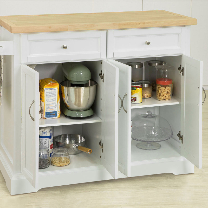 Mitzi Wood Kitchen Island