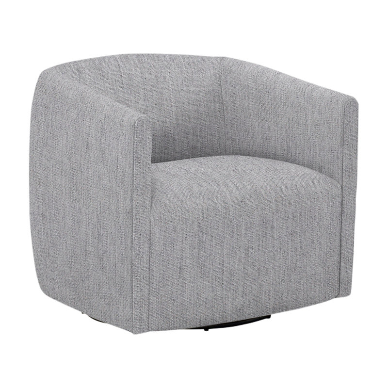 Ravello Outdoor Swivel Lounge Chair, Canvas Granite Sunbrella® Canvas