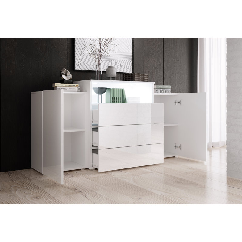 Sideboard Walnut River, White